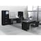 Fusion Fusion L-Desks with Storage, 72 D X 29 H, 72 W X Wood, Metal MLD723042GY - alternate 6